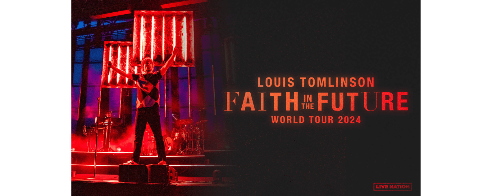 Louis Tomlinson World Tour 2024 banner