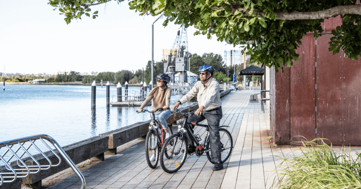 Cycling at Sydney Olympic Park