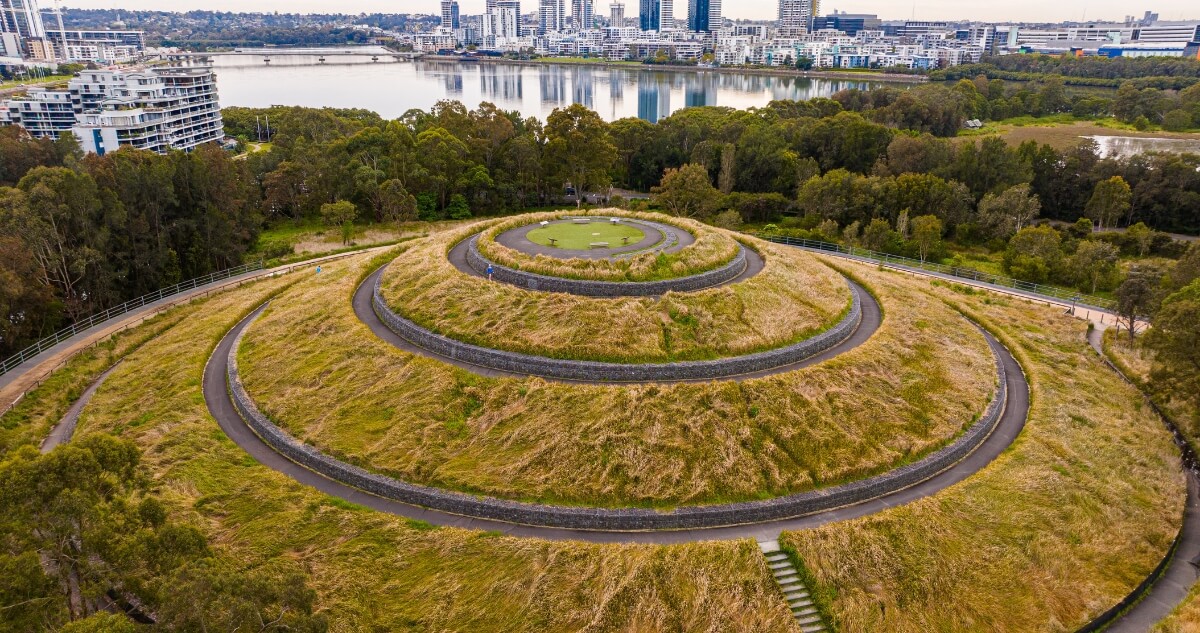 Lookouts and views at Sydney Olympic Park