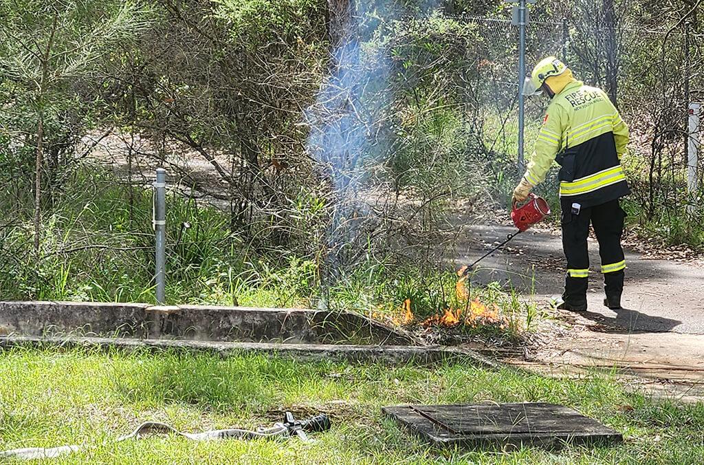 Newington Nature Reserve Hazard Reduction Burn